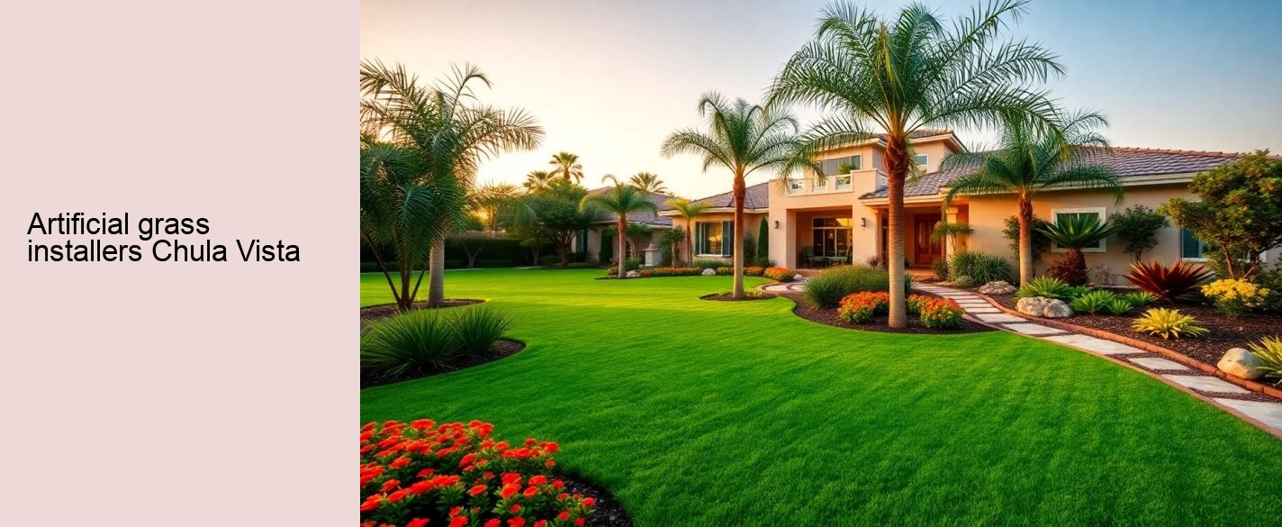 artificial grass installers Chula Vista