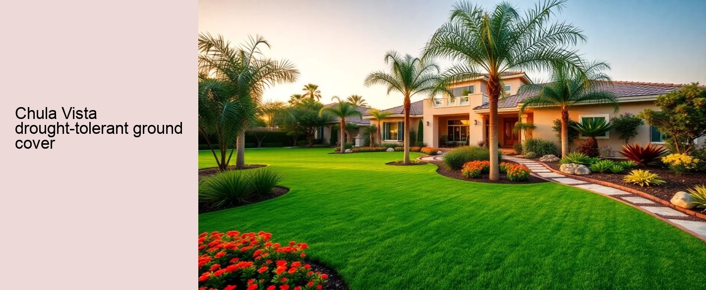 Chula Vista drought-tolerant ground cover