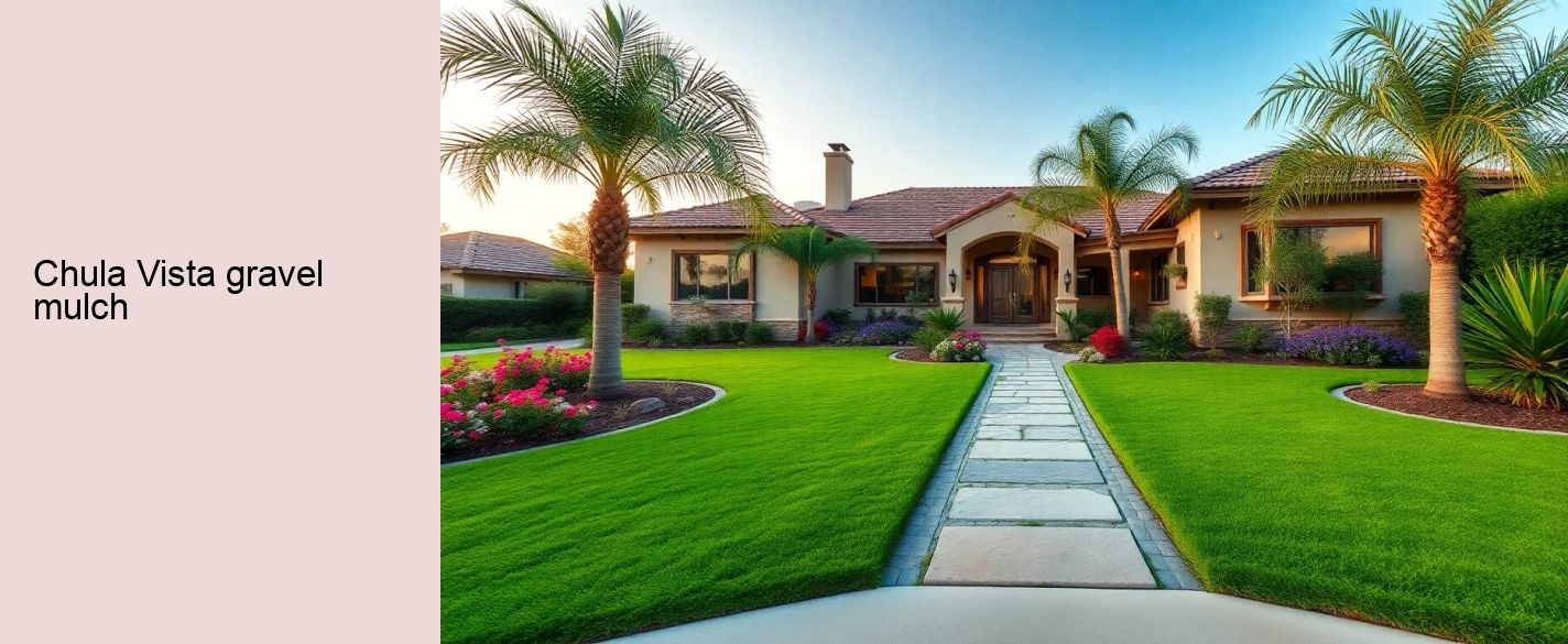 Chula Vista gravel mulch