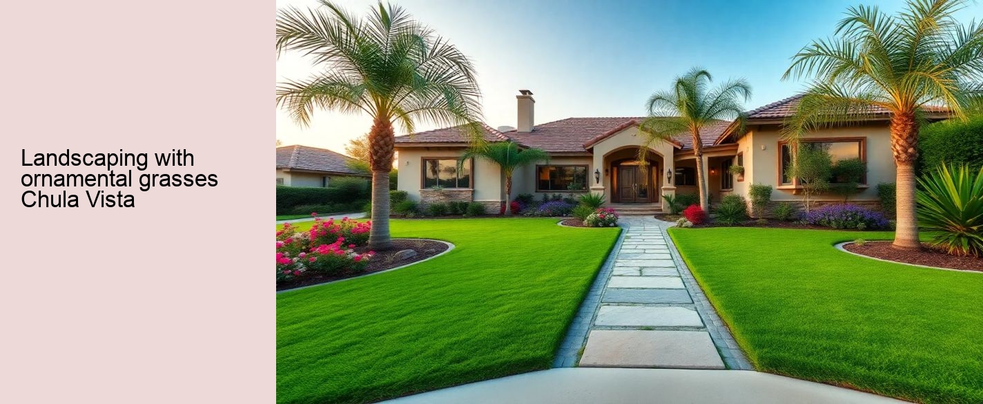 landscaping with ornamental grasses Chula Vista